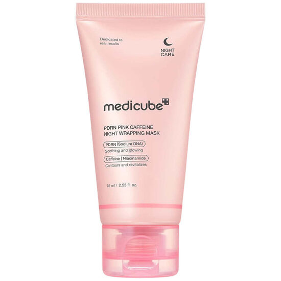 Nakts plēves maska ​​ar PDRN un kofeīnu Medicube PDRN Pink Caffeine Night Wrapping Mask